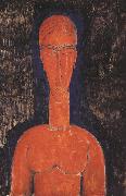 Amedeo Modigliani Red Bust (mk39) oil on canvas